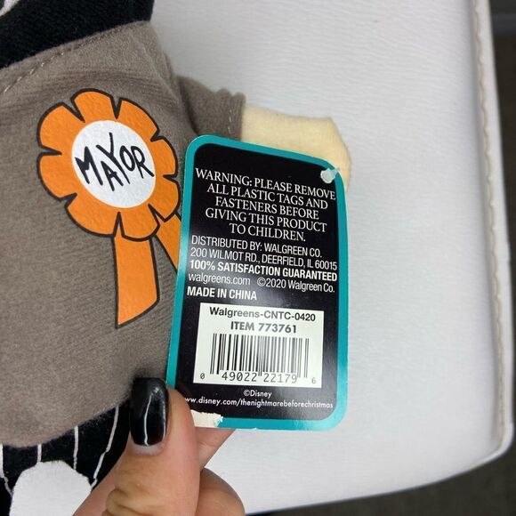 NWT Disney The Nightmare Before Christmas MAYOR 12" Plush - Picture 8 of 9